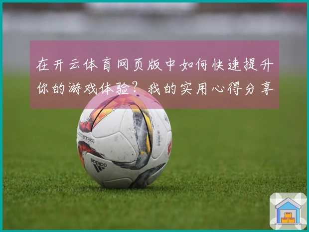 在开云体育网页版中如何快速提升你的游戏体验？我的实用心得分享！